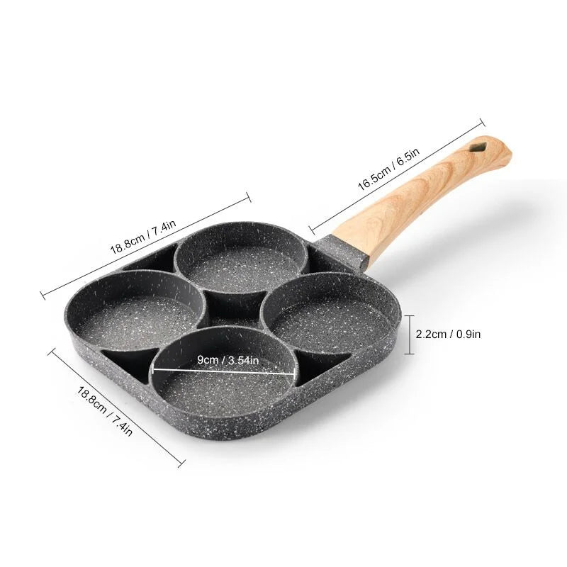 Multi-sectional Non-stick Pan